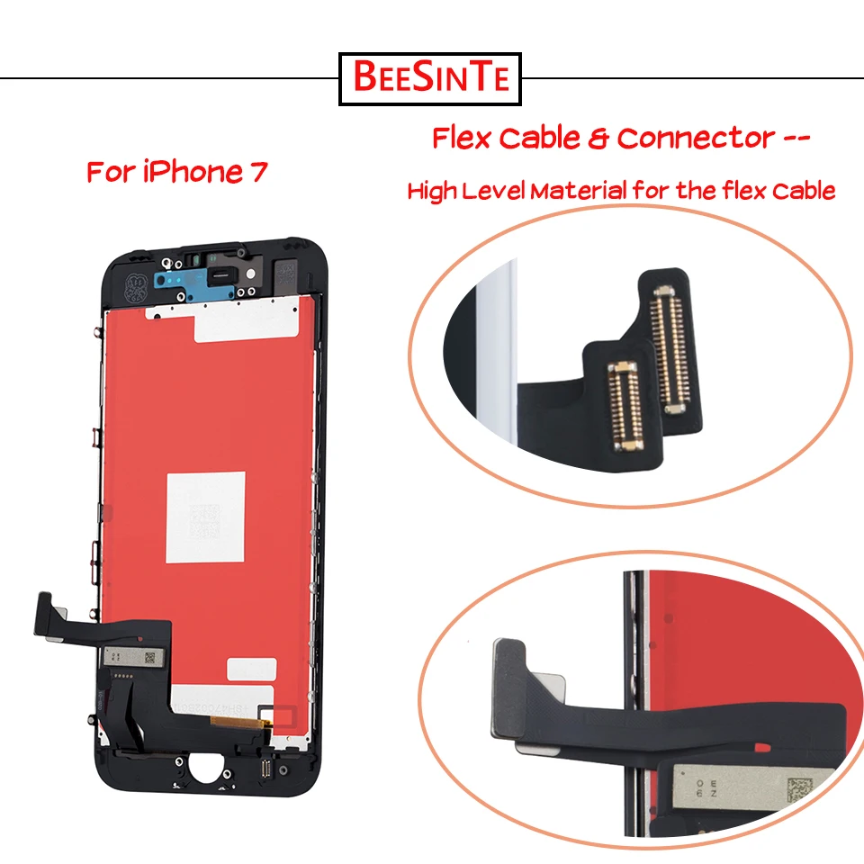 AAA + ЖК-дисплей для iPhone 7 Дисплей сенсорный экран дигитайзер в сборе Замена 7G 7P