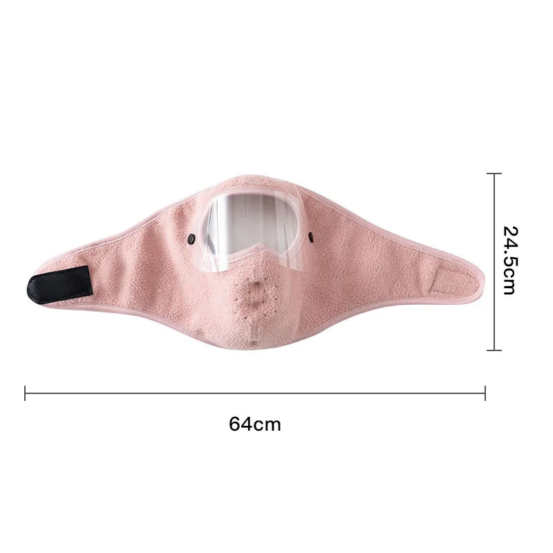 2021 New Winter Warm Goggles Mask Outdoor Riding Sunscreen Breathable Cold And Windproof Double-layer Polar Fleece | Автомобили и
