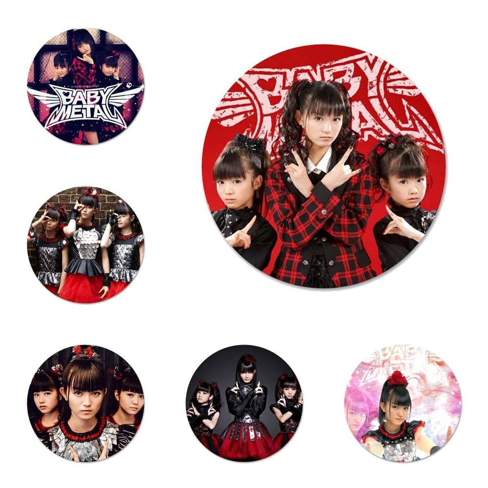 Металлические значки Babymetal в японском стиле для девочек телефона|Значки| |