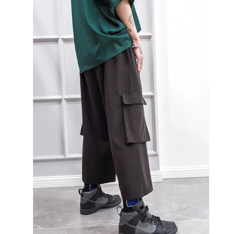 Новинка весна-лето темный парикмахерский комбинезон с большими карманами