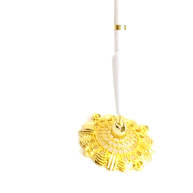 Золотое перо павлина полый круглый держатель для ручки набор подписи золотые