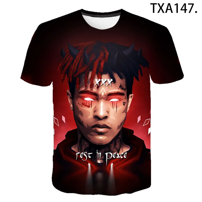 Новинка 2020 Xxxtentacion футболка для мужчин женщин детей летняя мода короткий рукав