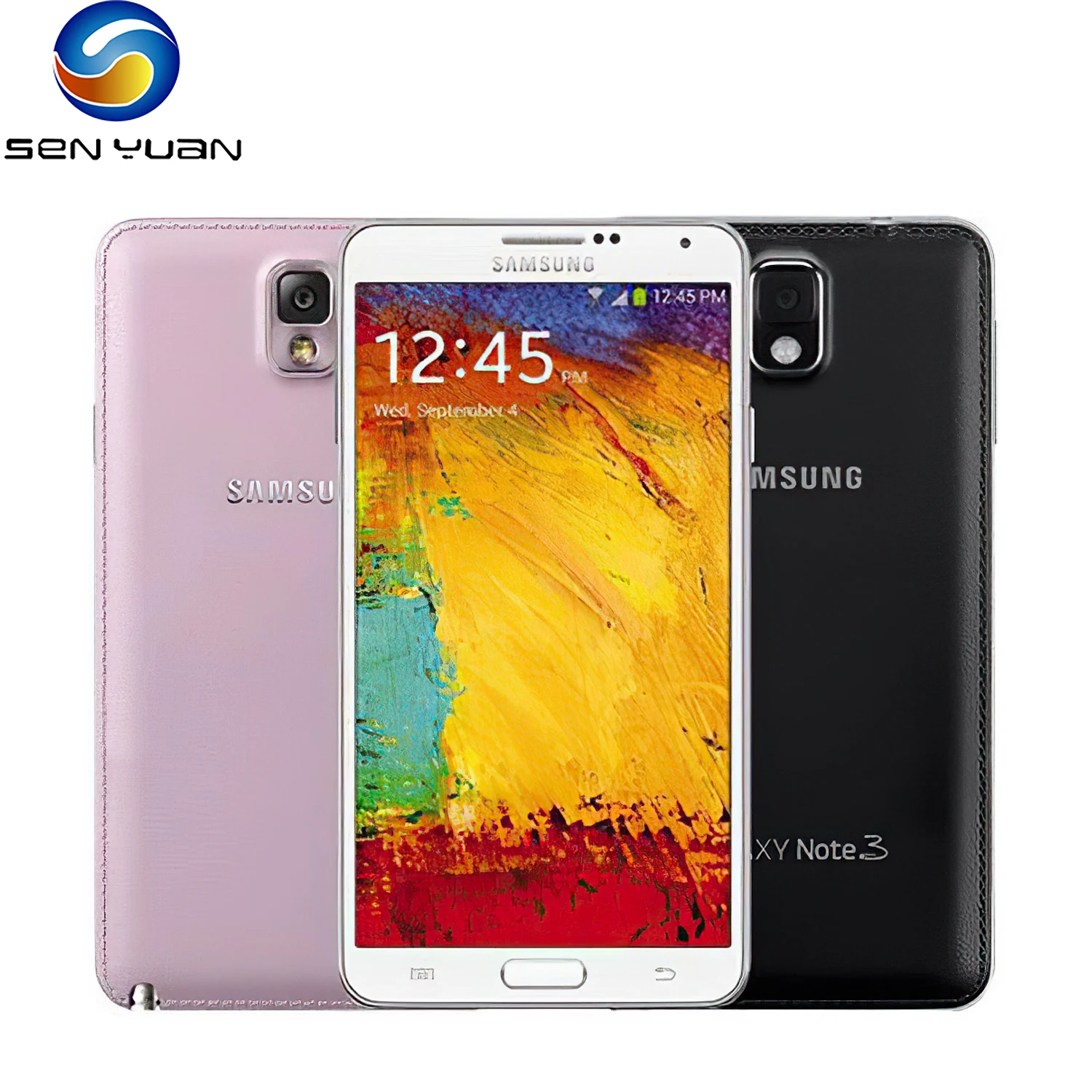 Восстановленный разблокированный сотовый телефон Samsung Galaxy Note3 5 7 дюйма