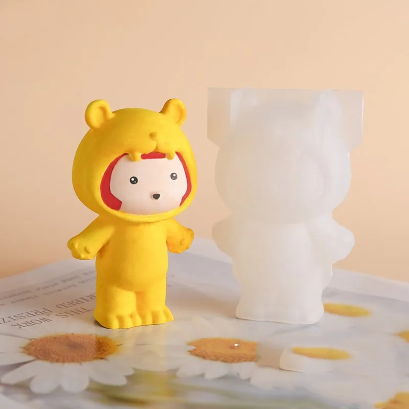 Животные силиконовые формы DIY Рождество 3D форма для торта Конфета шоколадный