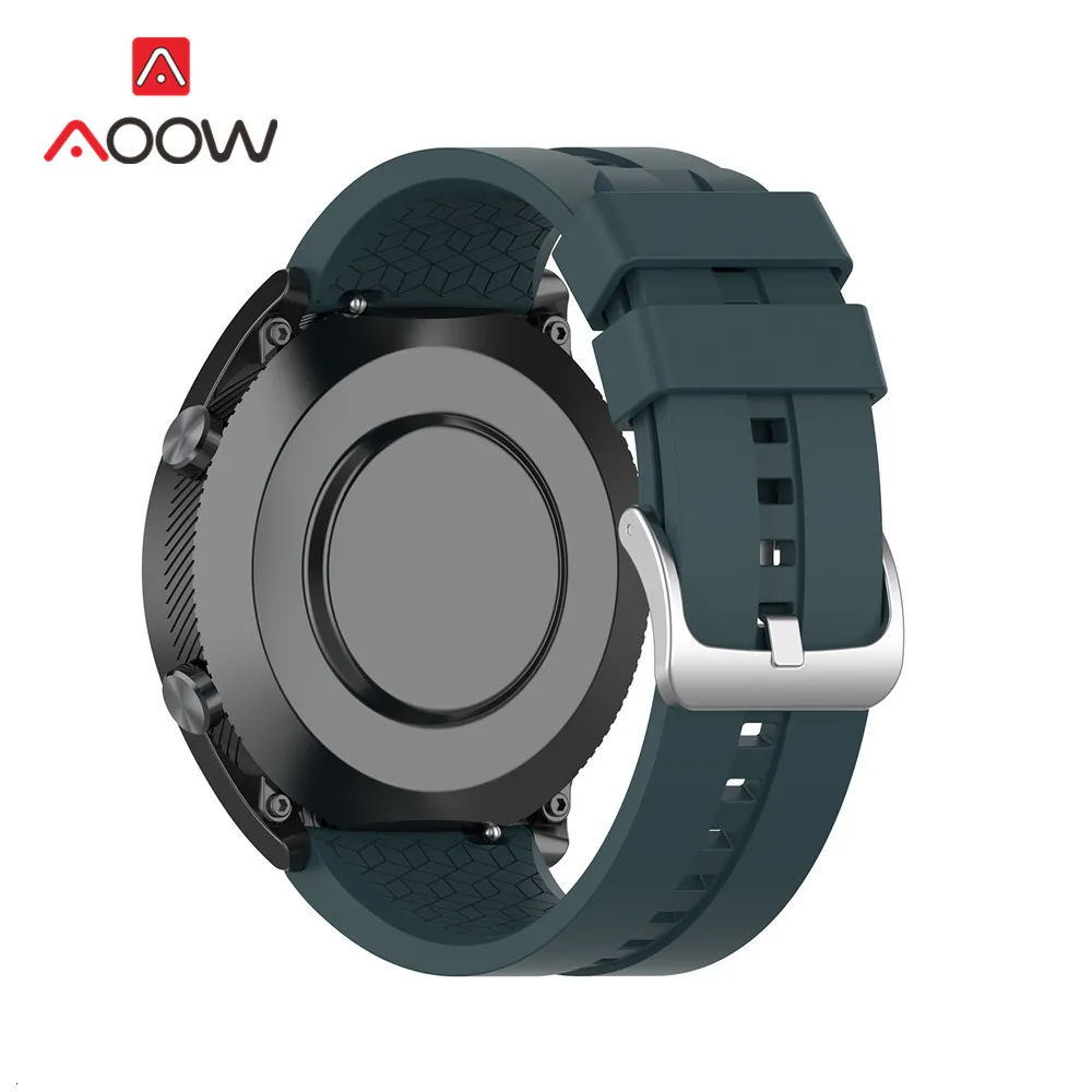 Мягкий спортивный силиконовый ремешок 22 мм для huawei Watch GT 2 Active/элегантный Honor Magic быстросъемный браслет для умных часов