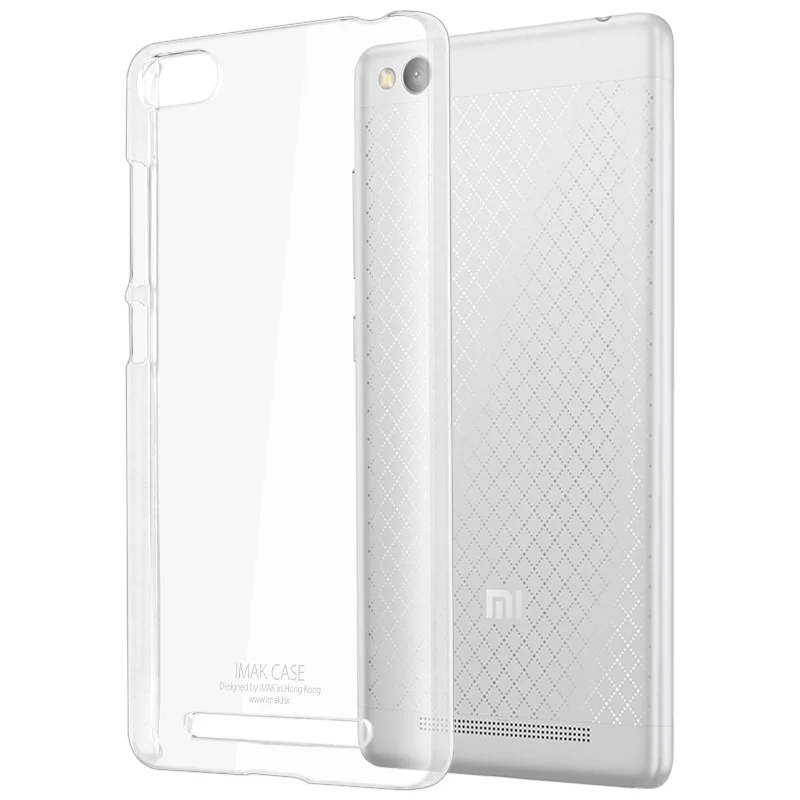 IMAK для Xiaomi Redmi 3 Чехол прозрачный Кристалл II твердый пластиковый чехол на заднюю панель чехол для Xiaomi Redmi 3