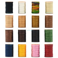 150d 0 8mm 100m waxed thread cord for diy handicraft tool hand stitching thread flat waxed sewing line clothing shose leather