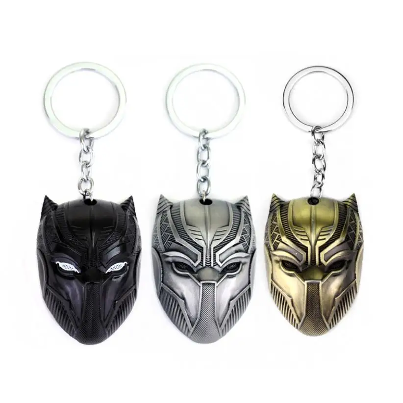 Пленка Рисунок ювелирные изделия черная маска Пантеры кулон брелок Super Hero 3 Цвета