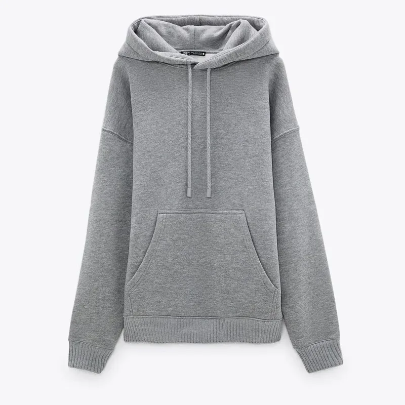 

Повседневные женские толстовки с длинным рукавом, Женский Свободный Топ оверсайз с капюшоном, пуловер, Модные свитшоты, верхняя одежда, Жен...