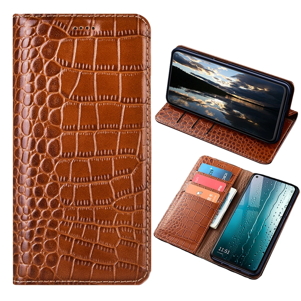 

Luxury Wallet Genuine Leather Flip Phone Case For Xiaomi Note 10 Lite Mi 10 Ultra 9T 10T Pro Poco M3 F2 Pro F1 X3 NFC Cover Case