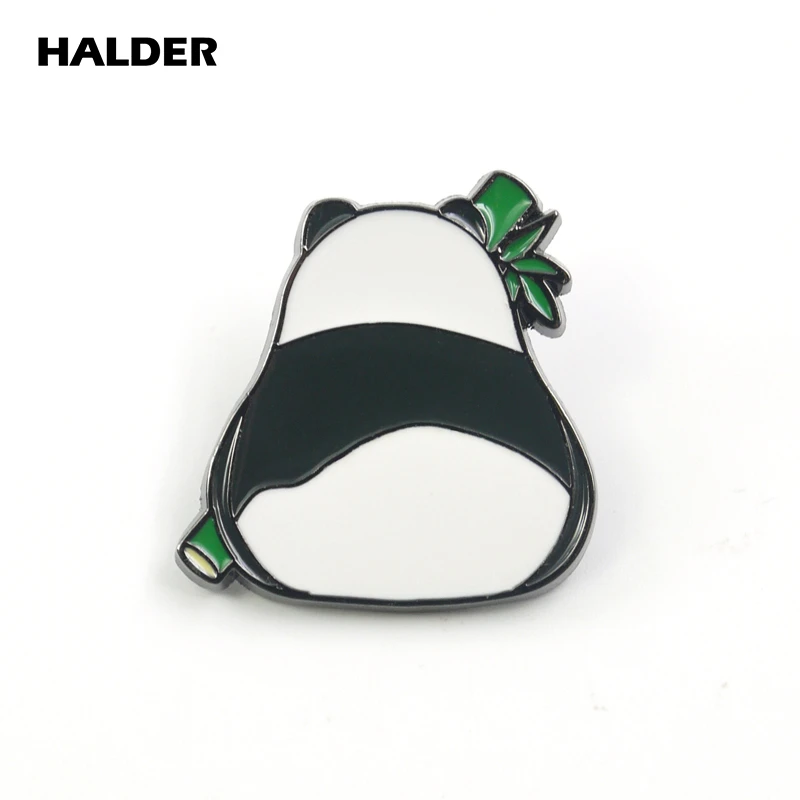 BR0085 HALDER животные панда мультфильм модные ювелирные изделия эмалевые заколки для