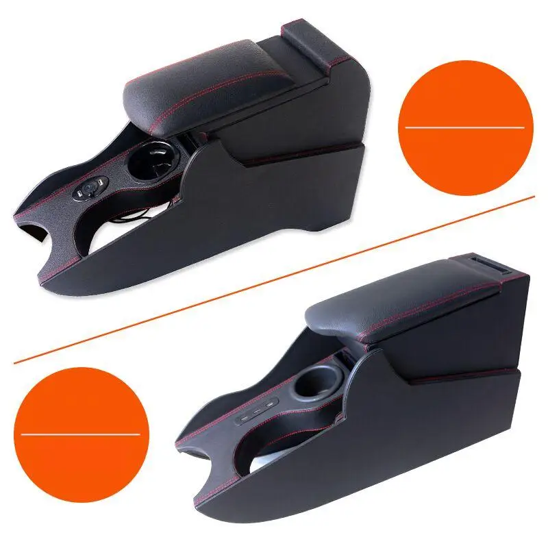 

Accesorios Coche Reposabrazos Rangement Voiture Accessories Interior Arm Rest Car Styling Armrest 2014 FOR Hyundai Verna Kia K2