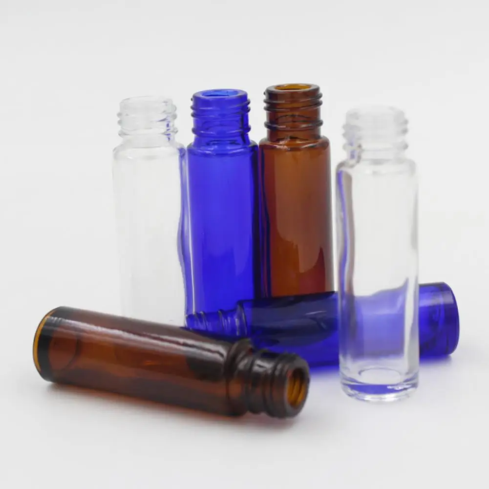 Яркая Гламурная 10 мл портативная Мини Стеклянная с роликом пустые бутылки