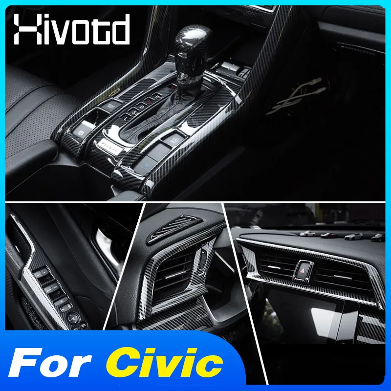 

Набор украшений для интерьера Hivotd, 33 комплекта, автозапчасти, все аксессуары для интерьера автомобиля, Стайлинг автомобиля ABS для хонда циви...