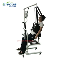 free shipping multi purpose electric patient lift and transfer chair with large full body elderly toilet commode chir