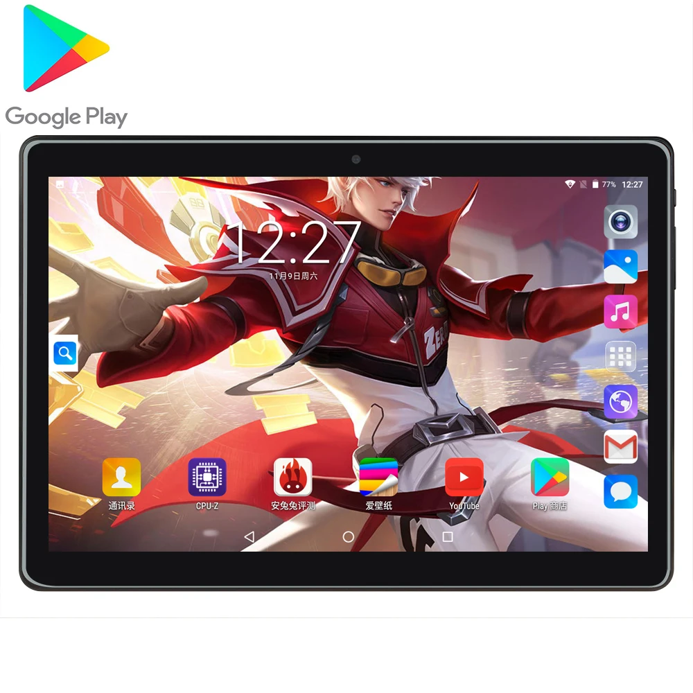 10 дюймовый планшет с четырёхъядерным процессором MTK6580 ОЗУ 1 5 ГБ ПЗУ 32 Android 7