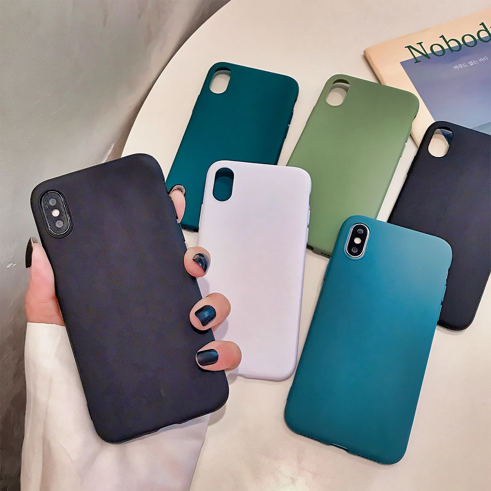 Карамельный цвет ed чехол для телефона iPhone 11 PRO MAX XS xr x 8plus 7plus 6plus 8 7 6 Apple TPU