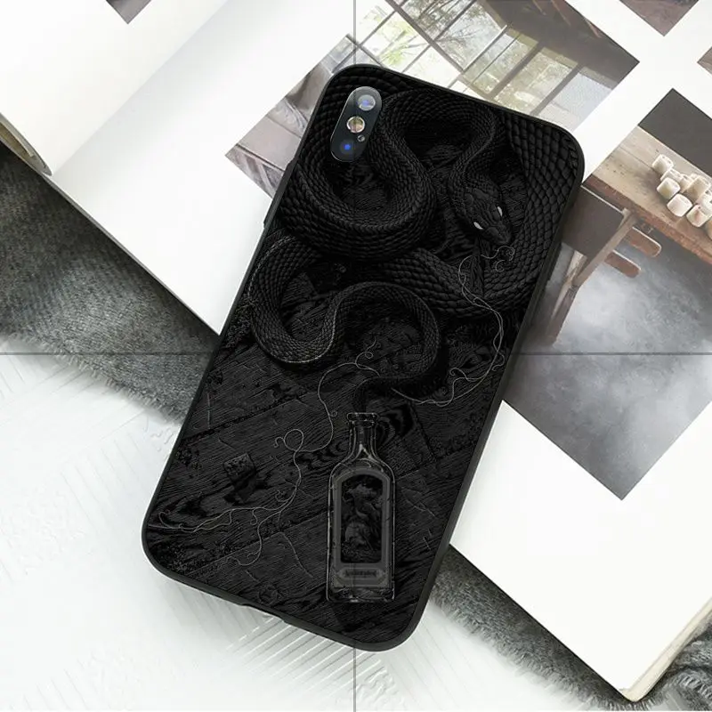 A6 Ruicaica Coral snake animal TPU Silicone Phone Case Cover for Apple iPhone 8 7 6 6S Plus X XS MAX 5 5S SE XR 11 11pro max Cover - Color: A6