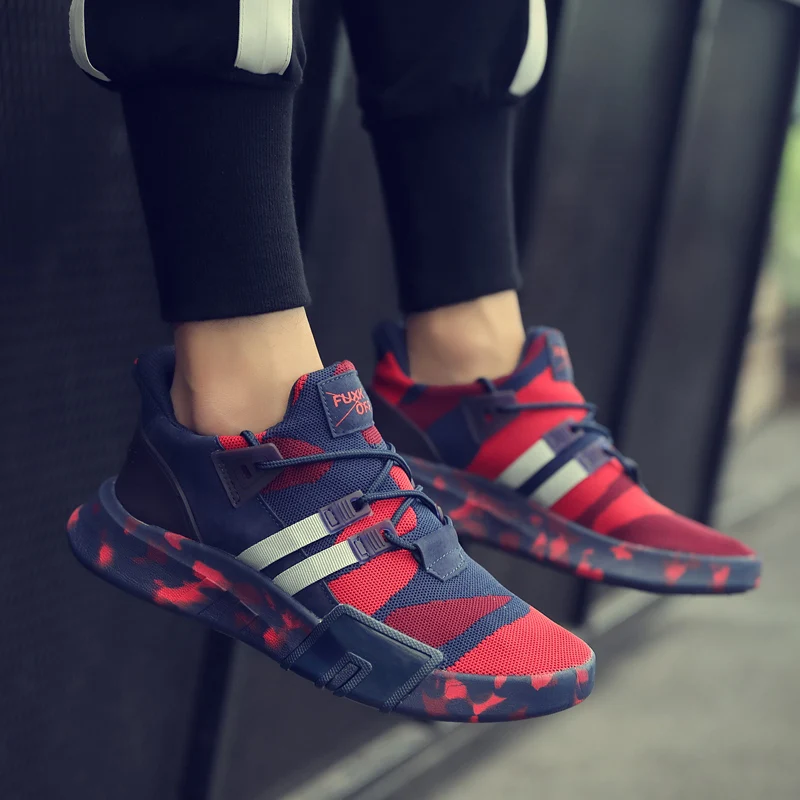 2019 осенние мужские камуфляжные кроссовки rockrunner eqt модная обувь повседневная