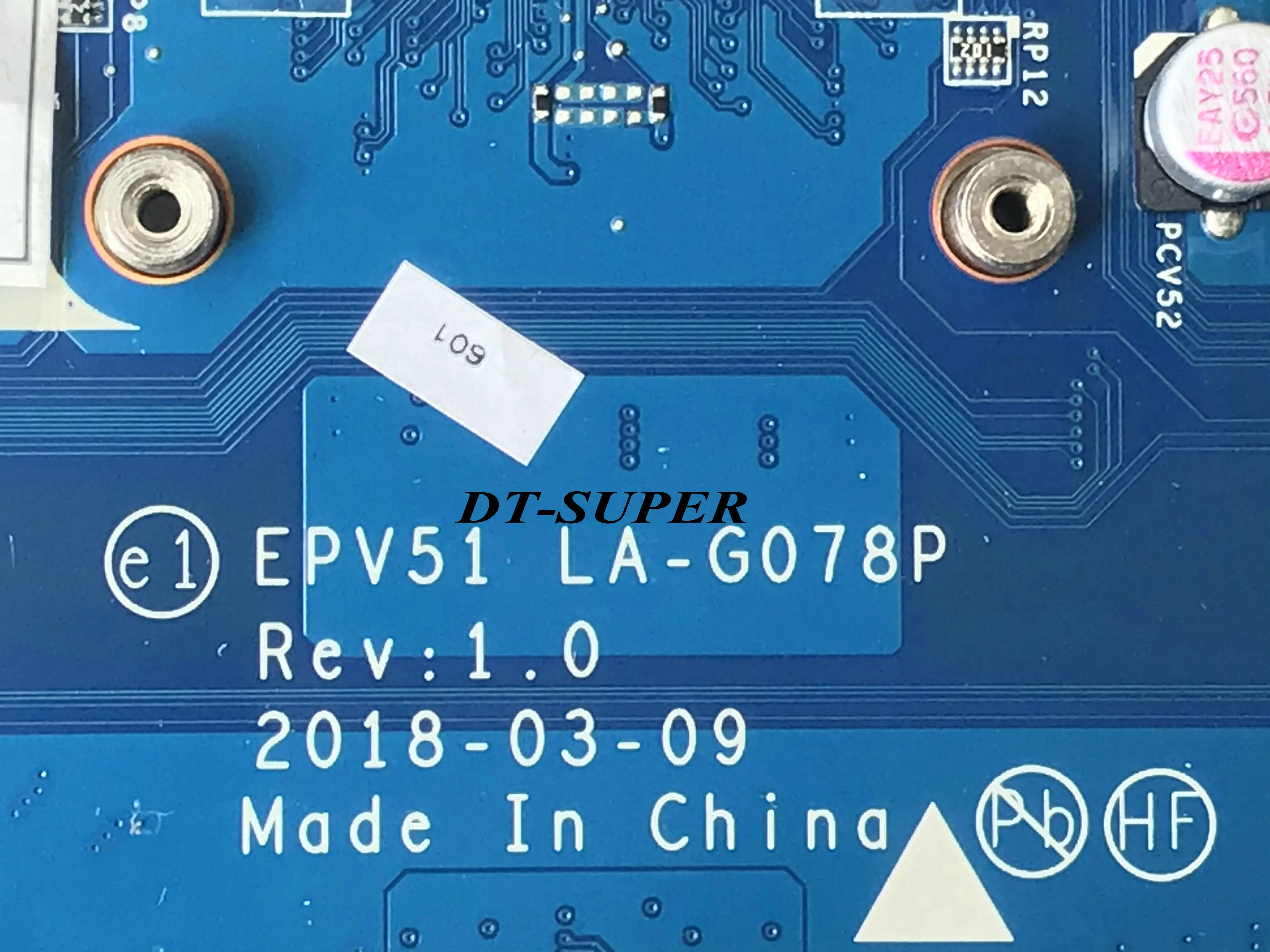 

100% новая материнская плата EPV51 LA-G078P REV: 1,0 для HP 15-дб, с процессором A9-9425 + GPU
