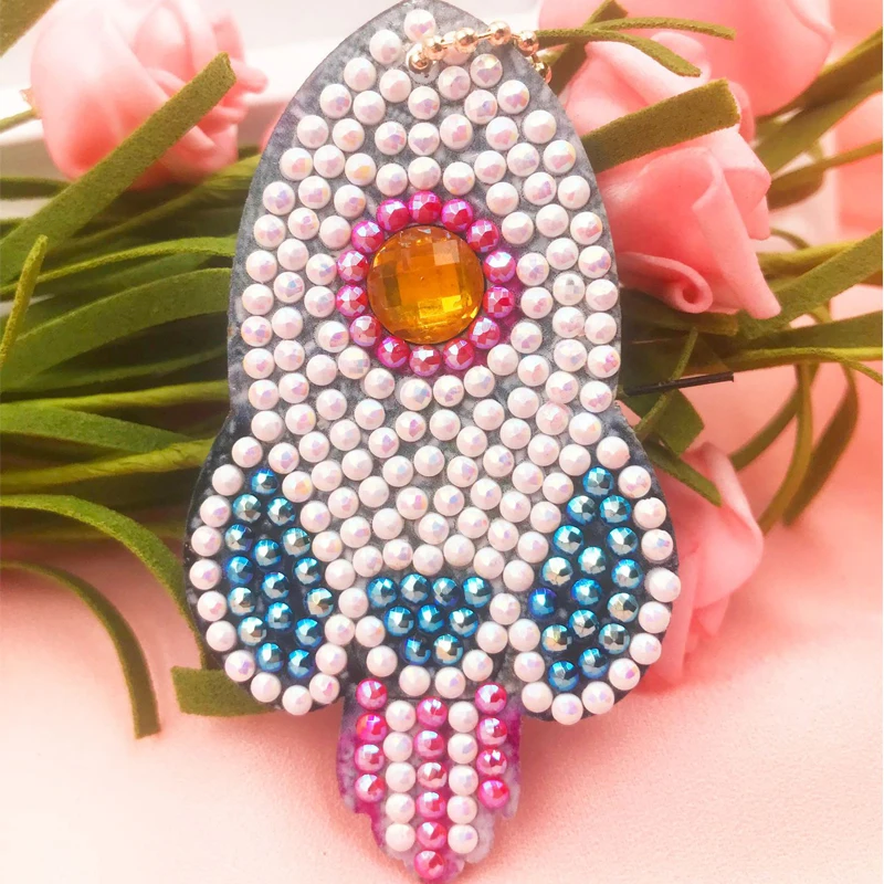 5 шт. 5D DIY Алмазная картина брелок астронавт стиль Полный алмаз особенной формы