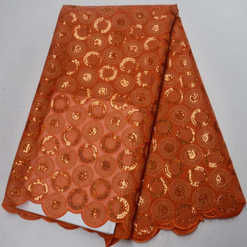 Африканская белая кружевная ткань для свадебного платья французский блестки Tullw