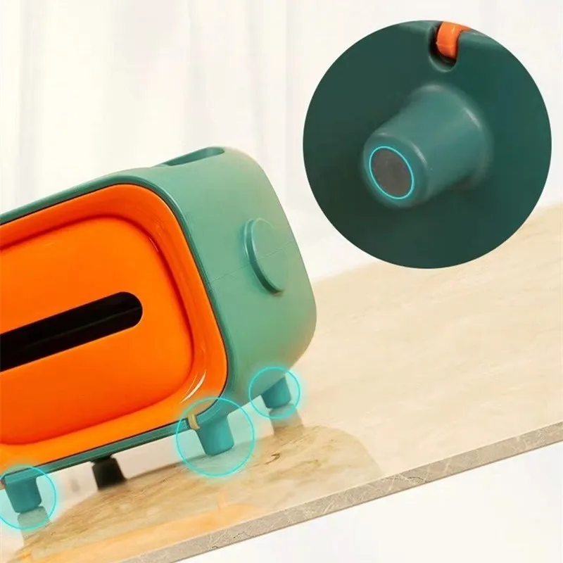 Магнитная Нескользящая коробка для унитаза рулон бумажных салфеток