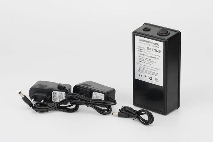 Перезаряжаемый портативный литий ионный аккумулятор MasterFire 10 компл./лот DC 12 В 15000