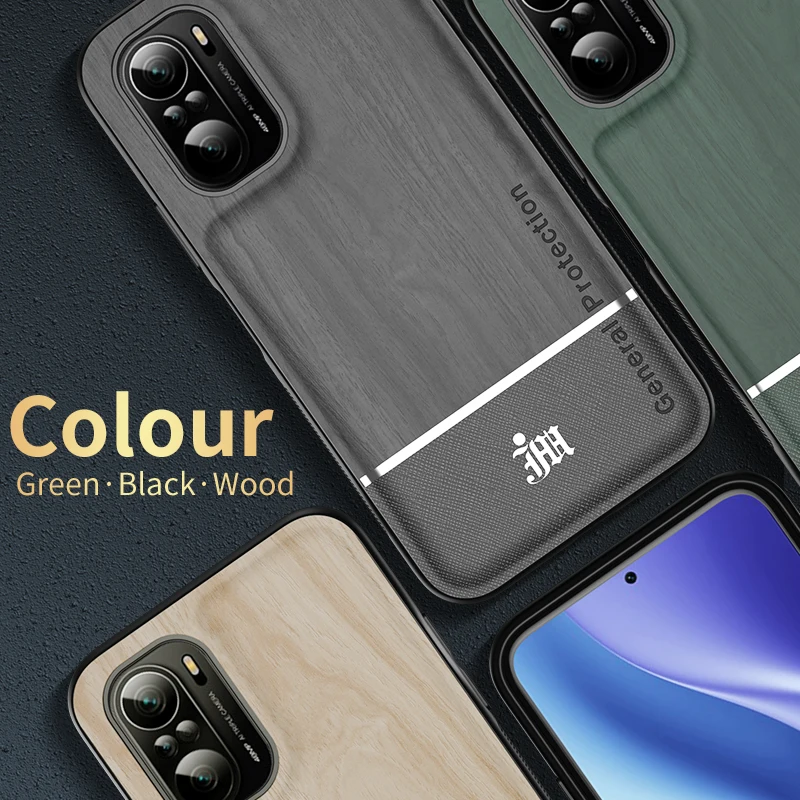 

For Xiaomi Redmi Note 10S Case Wood Grain Soft TPU edge Cover For Xiaomi Redmi Note 10 Pro Fundas