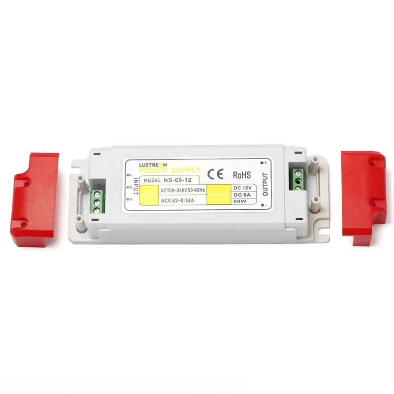 CLAITE 12 Вт 24 36 48 60 AC100-240V к DC В светодиодный драйвер ПИТАНИЕ адаптер трансформатор