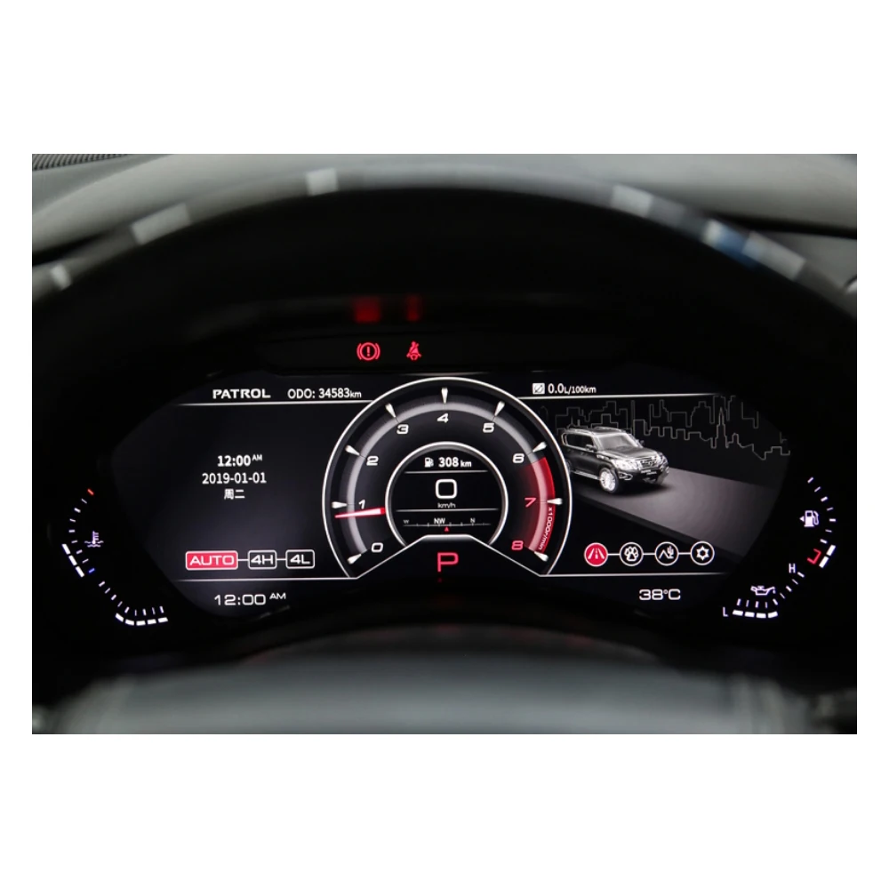 Сенсорная ЖК-панель для Nissan патруль Y62 2018 2019 2020 | Автомобили и мотоциклы