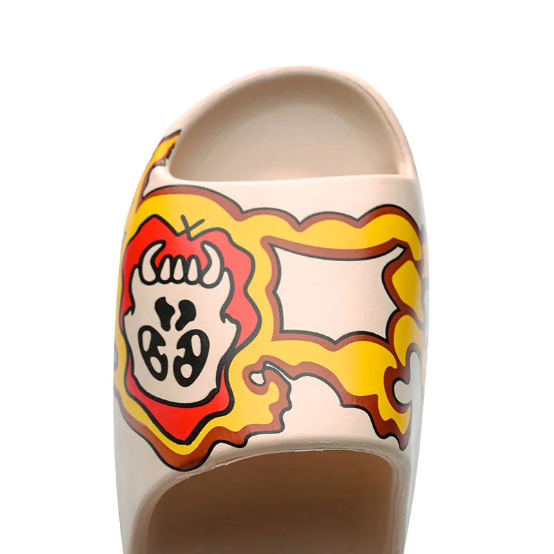 

Summer Slippers Men Women Indoor Eva Cool Soft Bottom Sandals Trend Unisex Slides Light Weight Beach Shoes Slippers Home 35-45