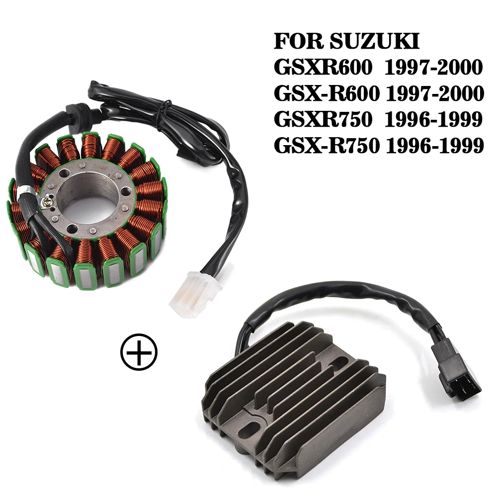 GSXR600 1997-2000 GSXR750 1996-1999 Regulator Rectifier Stator Coil Kit for Suzuki GSX-R GSXR GSX R 600 750 GSX R600 R750