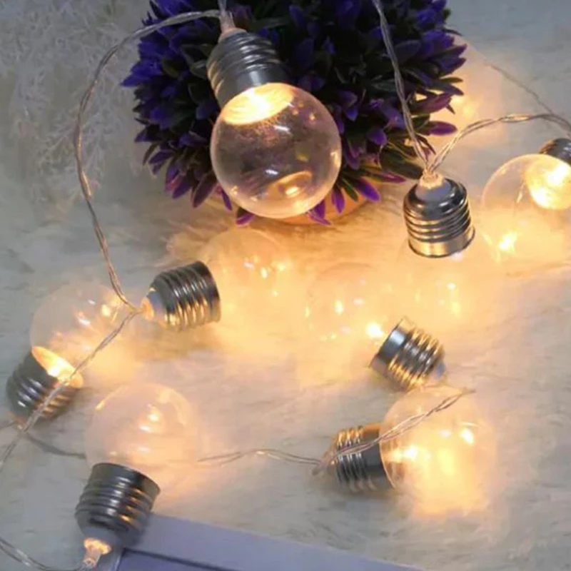 

10 LED Fairy Lights 1.5M, Warm White Ball Fairy Lights, Battery, Waterproof Fairy Lights for Room, Light Chain Outdoor