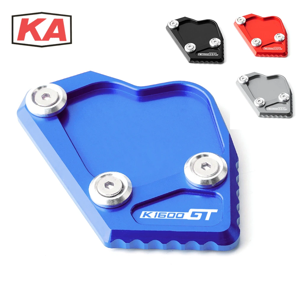 

Motorcycle Aluminum CNC Accessories For BMW K1600GT K1600GTL K1600 GT GTL 2011-2015 2014 2013 Kickstand Plate Pad Stand Enlarger