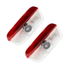 Светодиодный дверной проектор 2 шт., декоративная лампа для volkswagen Passat B6 B7 B8 CC Tiguan Touareg Golf Jetta Sharan Scirocco EOS