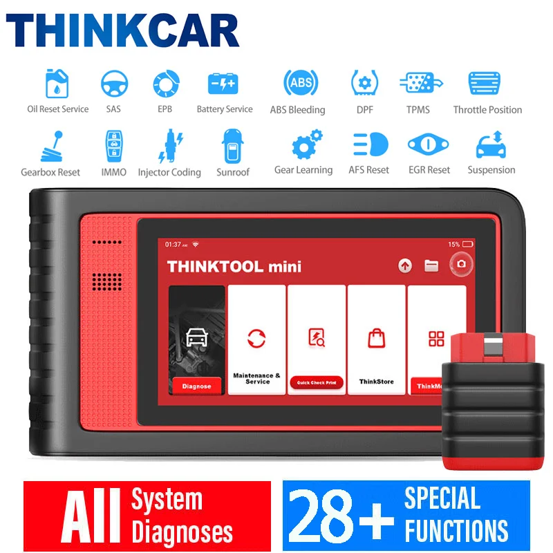 Thinkcar Thinktool Mini OBD 2 Wi Fi сканер Автомобильный профессиональный инструмент для