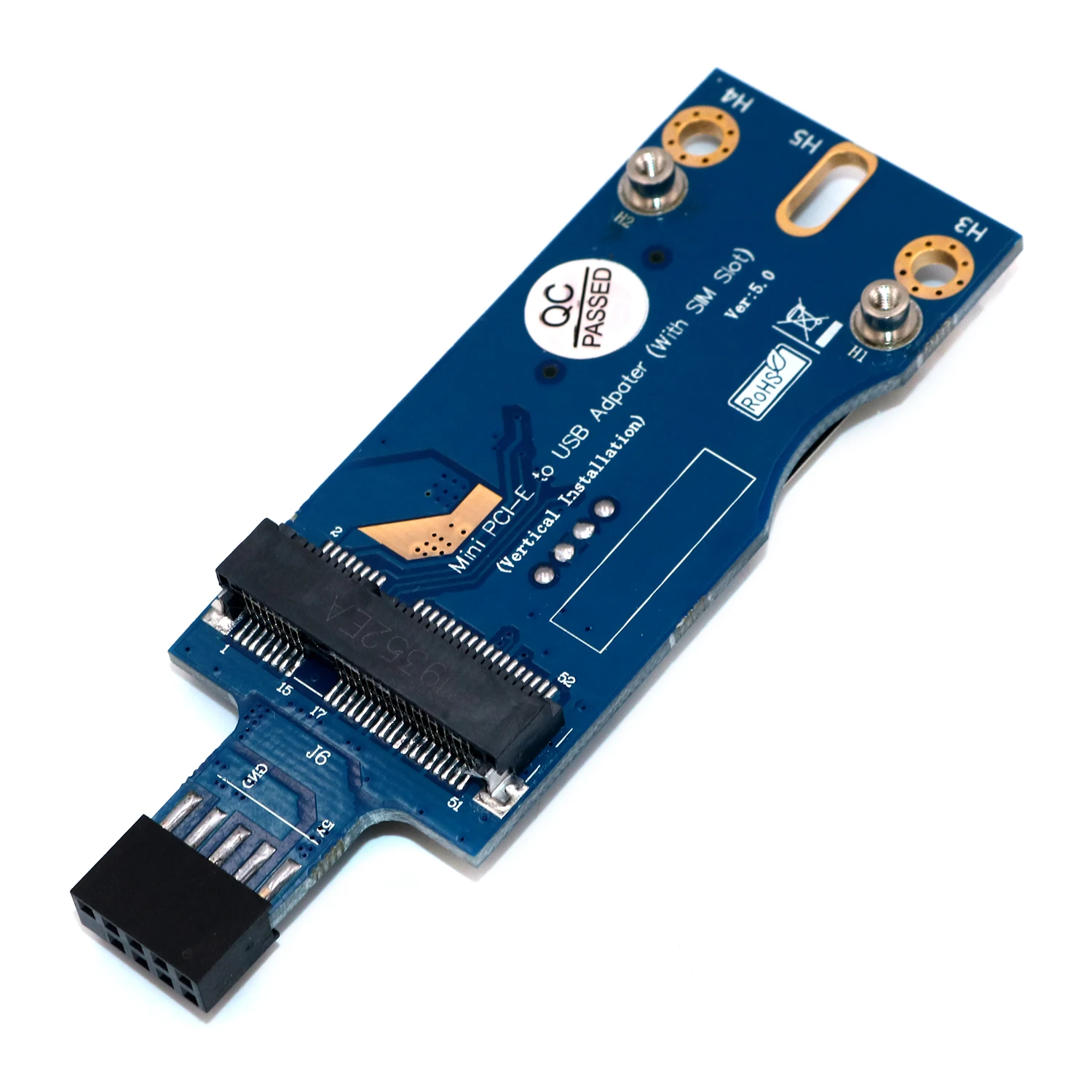 Мини PCI-E беспроводной к USB со слотом для SIM-карты WWAN LTE модуль адаптер карта