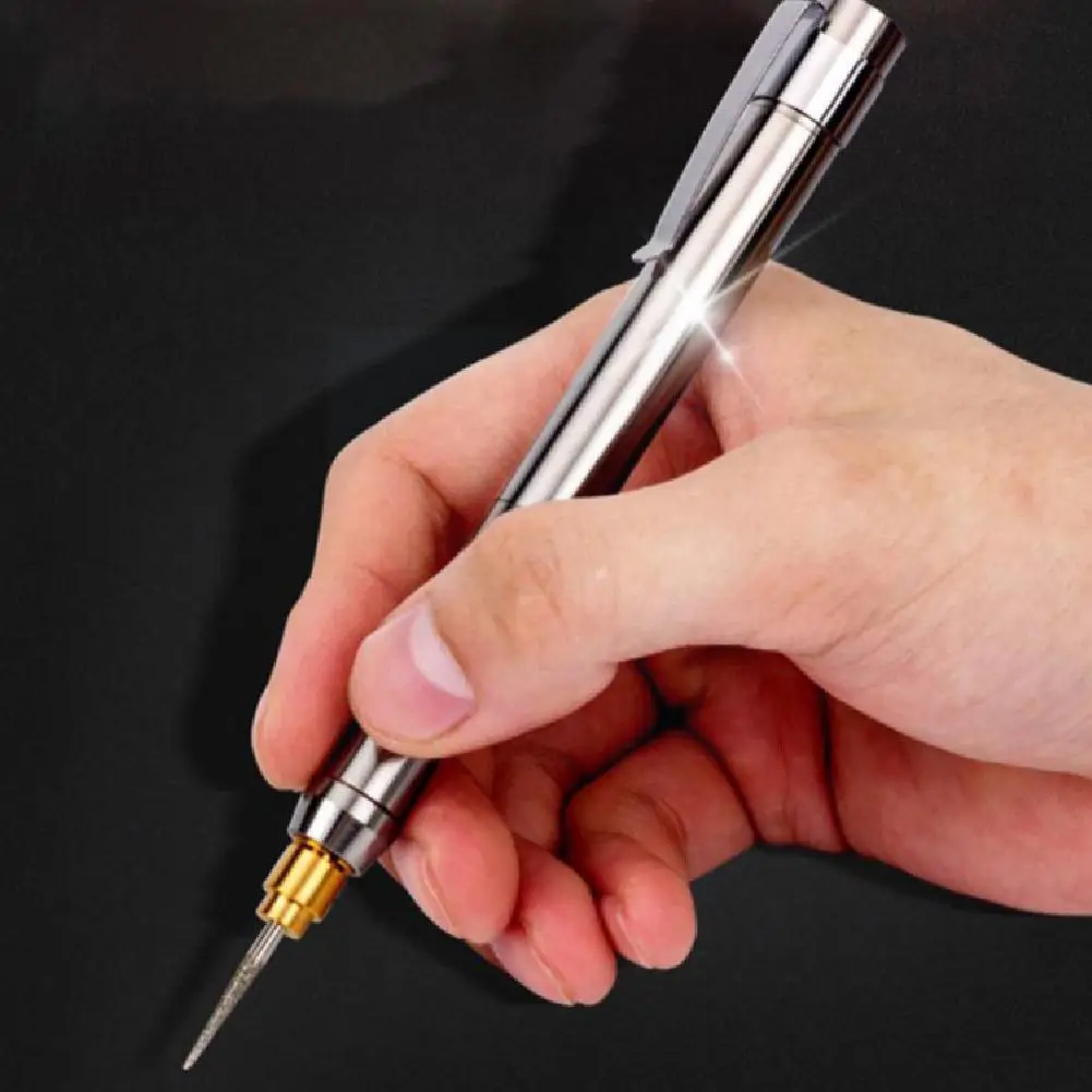 

Mini Cordless Electric Engraving Pen, 60W 33000rpm Polisher, DIY Manual Grinder, Tools Polishing Engraving Sander