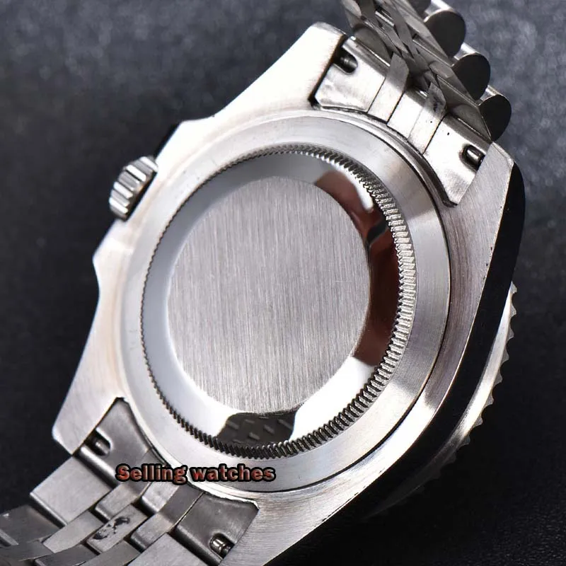 Часы мужские механические с сапфировым стеклом 40 мм | Наручные часы