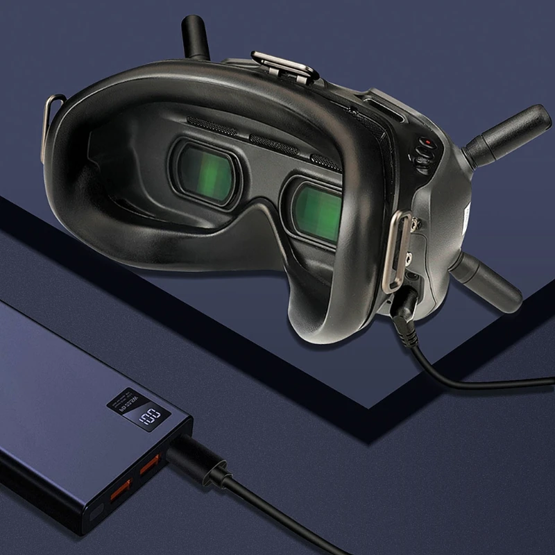 

For -DJI FPV COMBO Drone Flying Glasses V2 Charging Cable 130cmType-C Line Power 68UB