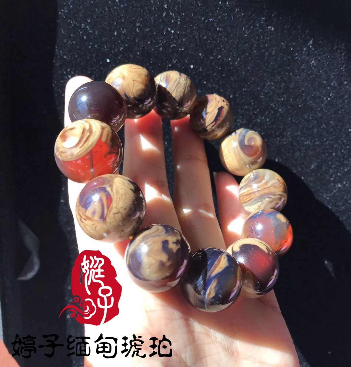 Янтарь из Мьянмы] чистая натуральная Янтарная кровь Мьянмы Золотая Орхидея