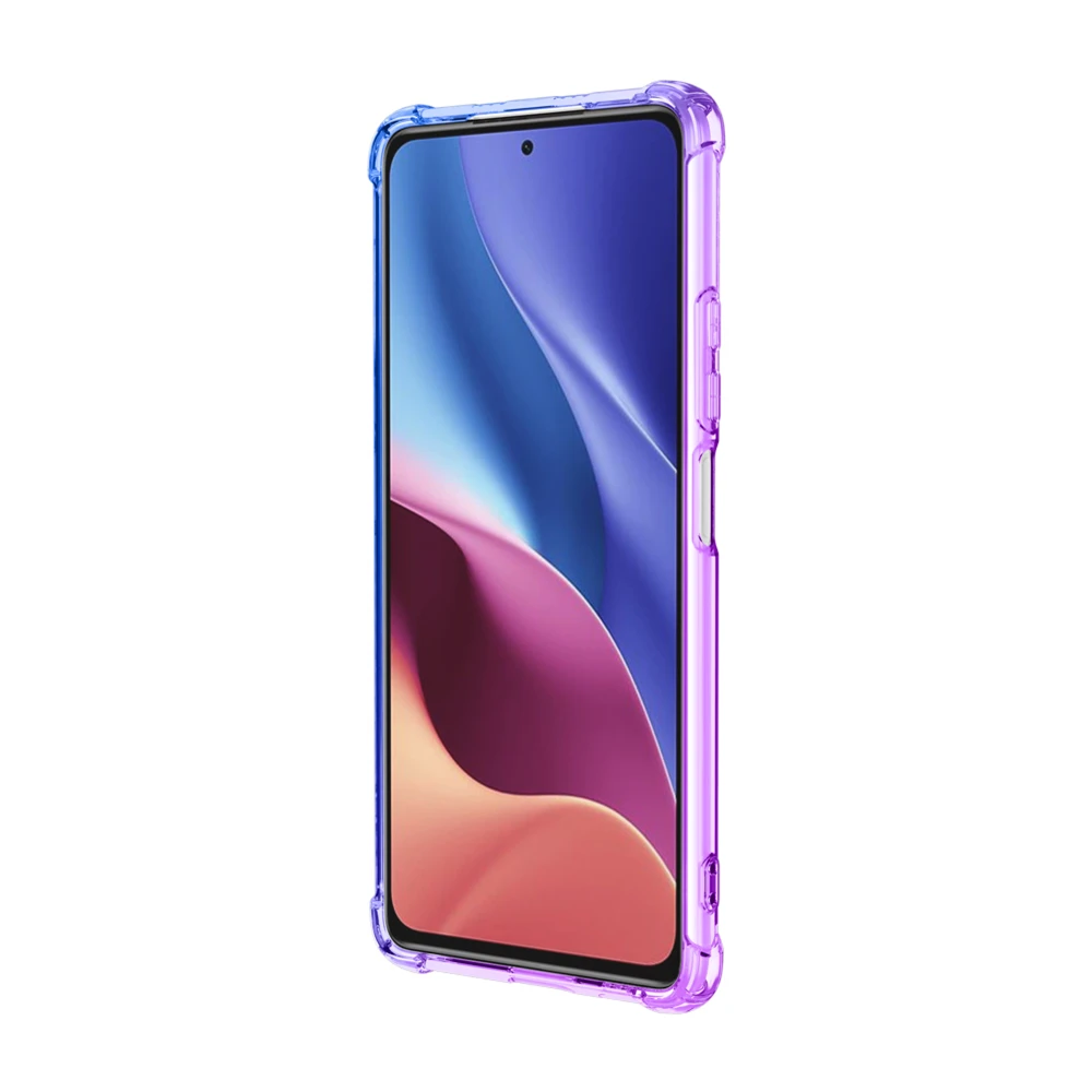 

Best Protection Soft Gradient TPU Case for Xiaomi Redmi K40 Note 10 5G 9 Pro Max 9T 8T Mi 11 Poco X3 NFC M3 Phone Bag