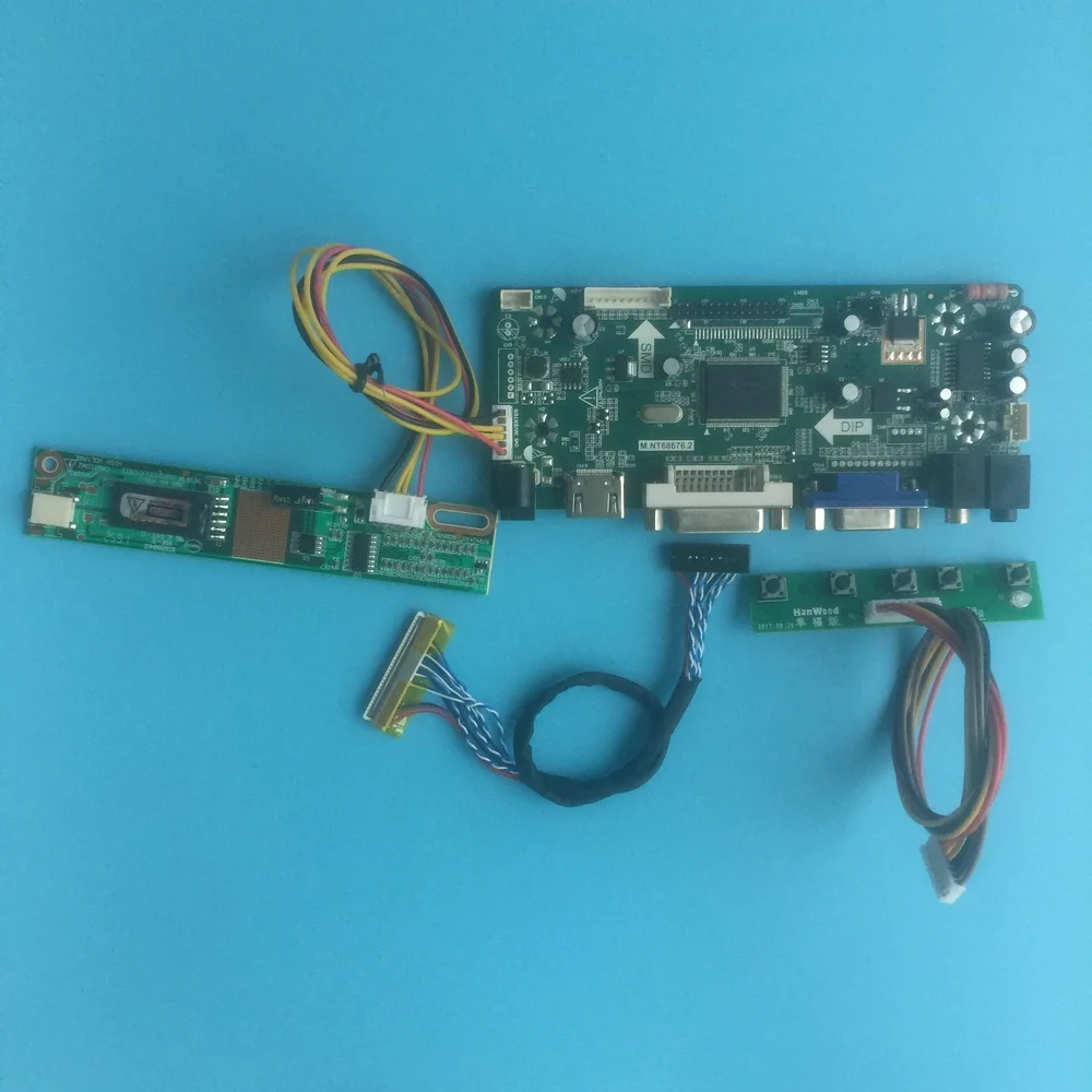 

Kit for LP141WX3-TLN2 Display Panel VGA Signal Controller board DVI HDMI Screen Driver 1280X800 30pin 14.1" 1 lamps LVDS