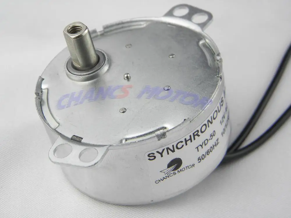 CHANCS Microwave Fan In AC Motor TYD-50 12V 10-12RPM CCW 2PCS Electric Micro Synchronous Gear | Обустройство дома