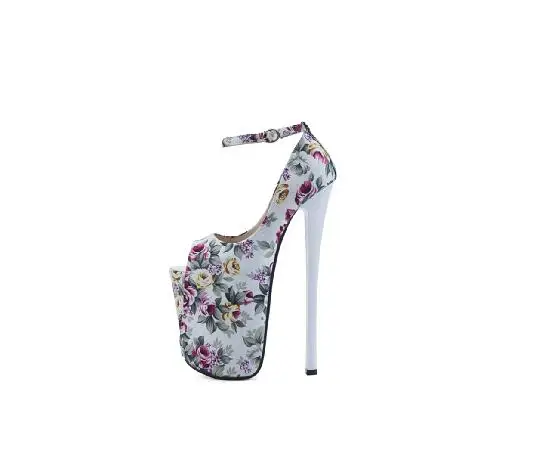 LLXF/туфли для трансвеститов; zapatos mujer; пикантные туфли на шпильке 22 см; туфли на платформе с пряжкой; женские свадебные туфли-лодочки; Летние босоножки