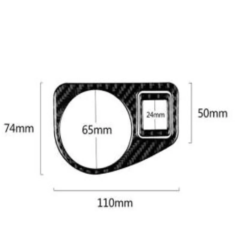 

Carbon Fiber Car Headlight Switch Panel Cover Sticker Trim For Golf 7 MK7 VII 2013 2014 2015 2016 2017