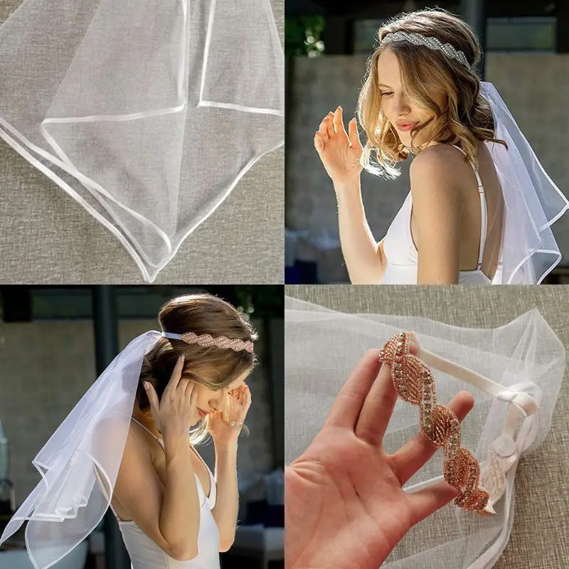 

Women Wedding Party Veil Charm Lady Bridal Veils Bride Shower Gifts
