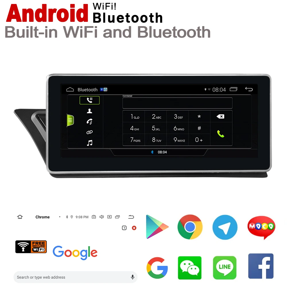 10 25 &quotHD экран стерео Android 7 0 Автомобильный GPS Navi карта для Audi A4 8K 2008 ~ 2016 MMI