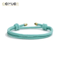 2022 minimalist milan rope bracelets men women handmade adjustable red thread solid bracelet couple braclet best friends gifts